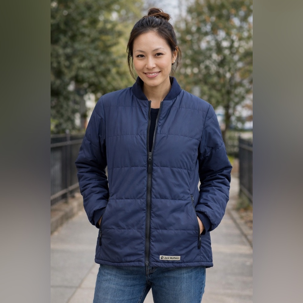 Jack Wolfskin |  Convertible Jacket | Zip Front | Blue | L